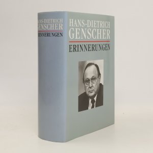 gebrauchtes Buch – Hans-Dietrich Genscher – Hans-Dietrich Genscher Erinnerungen