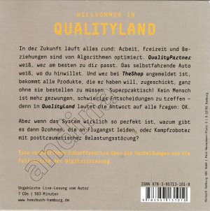 gebrauchtes Hörbuch – Marc-Uwe Kling – QualityLand (QualityLand 1) // 7 CDs // Ungekürzte Live-Lesung von Marc-Uwe Kling