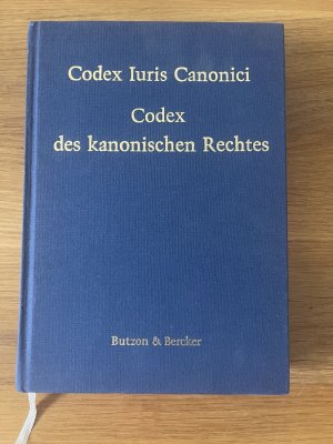 gebrauchtes Buch – Codex Iuris Canonici - Codex des kanonischen Rechtes Lateinisch-deutsche Ausgabe mit Sachverzeichnis