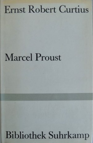 gebrauchtes Buch – Ernst Robert Curtius – Marcel Proust