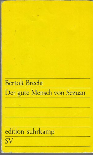 gebrauchtes Buch – Bertolt Brecht – Der gute Mensch von Sezuan - Parabelstück