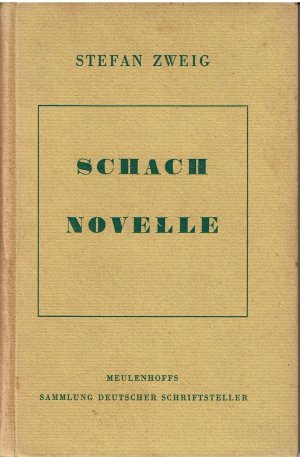 antiquarisches Buch – Stefan Zweig – Schachnovelle (1950)