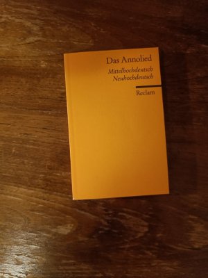 gebrauchtes Buch – Eberhard Nellmann – Das Annolied - Mhd. /Dt