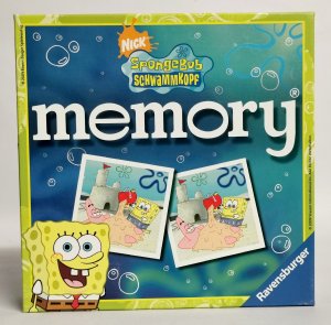 gebrauchtes Spiel – Memory Sponge Bob 2009 Ravensburger 219605 - ab 4 Jahren - für 2 - 8 Spieler - Spieldauer ca 30 Minuten