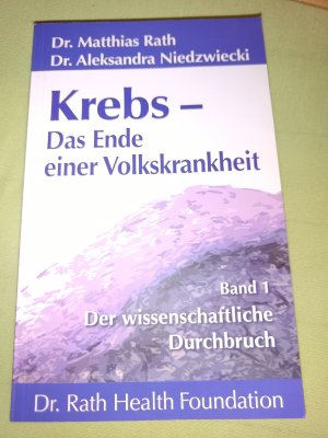 gebrauchtes Buch – Dr Matthias Rath + Dr Aleksandra Niedzwiecki – Krebs- Das Ende einer Volkskrankheit (1+2)