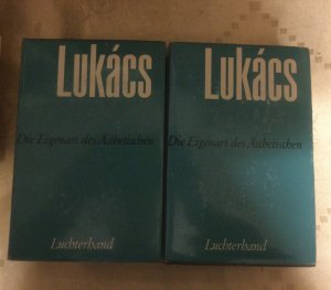 antiquarisches Buch – Georg Lukacs – Werke Bände 11 und 12. Ästhetik I: Die Eigenart des Ästhetischen