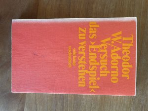 gebrauchtes Buch – Adorno, Theodor W – Versuch, das "Endspiel" zu verstehen: