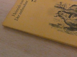 gebrauchtes Buch – Kleist, Heinrich von – Der zerbrochne Krug - Ein Lustspiel. zerbrochene