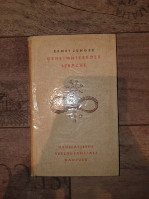 antiquarisches Buch – Ernst Jünger – Geheimnisse der Sprache - Zwei Essays