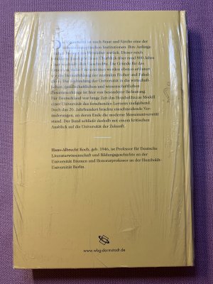 gebrauchtes Buch – Koch, Hans A – Die Universität - Geschichte einer europäischen Institution