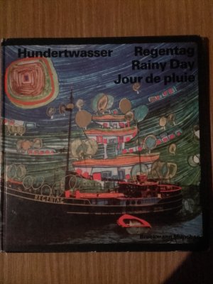 gebrauchtes Buch – Friedensreich Hundertwasser – Regentag /Rainy Day /Jour de pluie