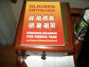 gebrauchtes Buch – Steve Backlund – Glauben entfachen - Zündende Gedanken für vierzig Tage