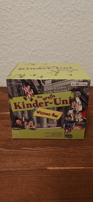 gebrauchtes Hörbuch – Janßen, Ulrich; Steuernagel, Ulla – Die große Kinder-Uni Wissens-Box