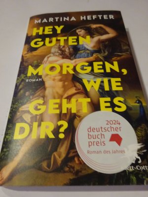 gebrauchtes Buch – Martina Hefter – Hey guten Morgen, wie geht es dir? - Roman | Deutscher Buchpreis 2024