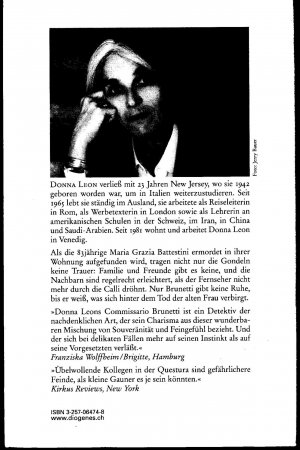 gebrauchtes Buch – Donna Leon – Beweise, dass es böse ist
