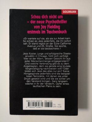 gebrauchtes Buch – Joy Fielding – Schau dich nicht um