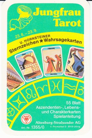 gebrauchtes Spiel – ASS 1355/0 Jungfrau Tarot (U. Hornsteiner Sternzeichen Wahrsagekarten)