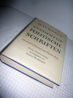 antiquarisches Buch – Weber, Max <Theodor Heuss> <Johannes Winckelmann> – Gesammelte politische Schriften Mit einem Geleitwort von Theodor Heuss, neu herausgegeben von Johannes Winckelmann