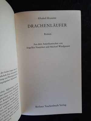 gebrauchtes Buch – Khaled Hosseini – Drachenläufer