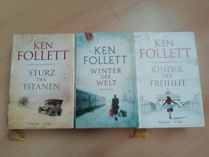 gebrauchtes Buch – Ken Follett – Die Jahrhundert-Saga, komplett in drei Bänden