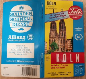 gebrauchtes Buch – Falk Stadtplan Köln 50 – Falk Stadtplan Köln 50.Auflage (1992)