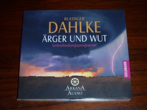 gebrauchtes Hörbuch – Ruediger Dahlke – Ärger und Wut // Selbstheilungsprogramm  - Arkana Audio / CD