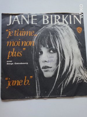 gebrauchter Tonträger – Jane Birkin & Serge Gainsbourg – je t´aime ..moi non plus / jane b.