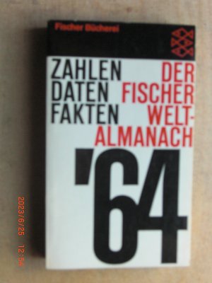 antiquarisches Buch – Prof. Dr – Der Fischer Weltalmanach 64 - Zahlen Daten Fakten