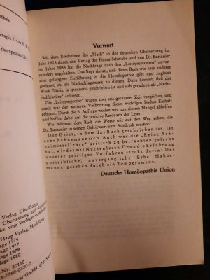 gebrauchtes Buch – E.B.Nash – Leitsymptome in der Homöopathischen Therapie