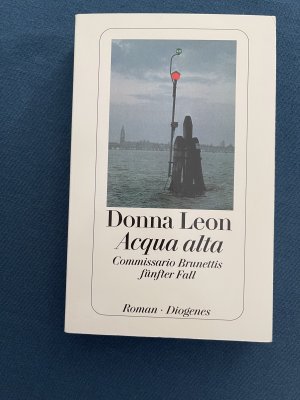 gebrauchtes Buch – Donna Leon – Acqua alta - Commissario Brunettis fünfter Fall