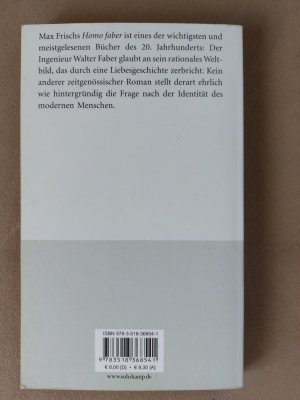 gebrauchtes Buch – Max Frisch – Homo faber - e. Bericht