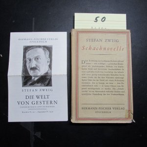 antiquarisches Buch – Stefan Zweig – Schachnovelle antiquarisches Buch – Stefan Zweig – Schachnovelle