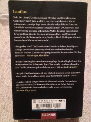 gebrauchtes Buch – Frank Schätzing – Lautlos – Roman