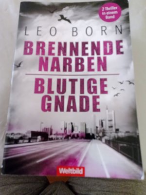 gebrauchtes Buch – Leo Born – Brennende Narben / Blutige Gnade