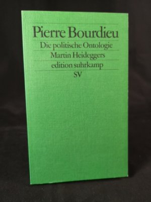 gebrauchtes Buch – Pierre Bourdieu und Bernd Schwibs – Die politische Ontologie Martin Heideggers gebrauchtes Buch – Pierre Bourdieu und Bernd Schwibs – Die politische Ontologie Martin Heideggers