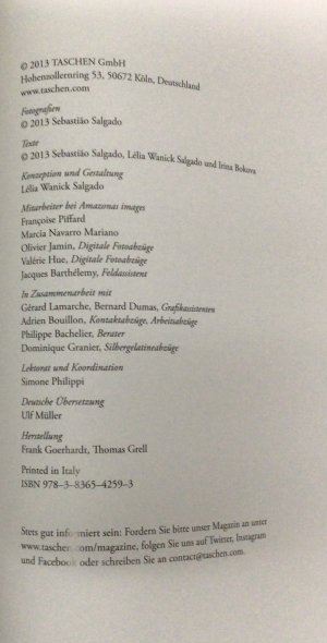 gebrauchtes Buch – Salgado, Lélia Wanick – Sebastião Salgado. Genesis
