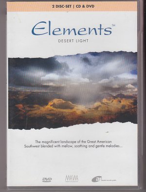 gebrauchter Film – David Fortney – Elements. Desert Light. The magnificent landscape of the Great American Southwest blended with mellow, soothing and gentle melodies. DVD und CD in einer Case