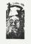 Friedbert Ficker: Pope. Original-Graphik