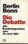 Bonn - Berlin Die Debatte Alle Bundestag