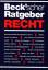 Rainer Stephan: Beck`scher Ratgeber Rech