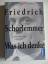 Friedrich Schorlemmer: Was ich denke