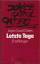 Oates, Joyce Carol: Letzte Tage