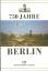 750 Jahre Berlin - Verlagsverzeichnis