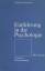 Hubert Rohracher: Einführung in die Psyc
