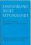 Thomae Hans, Feger H.: Einführung in die