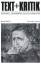 Bertolt Brecht; Teil: 1. in Zusammenarbeit mit Jan Knopf - Arnold, Heinz Ludwig und Bertolt Brecht