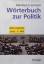 Wörterbuch zur Politik - Schmidt, Manfred G