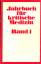 Jahrbuch für kritische Medizin - Band 1.