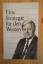 Helmut Schmidt: Eine Strategie für den W