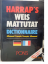 Dictionnaire Allemand-Francais - Francais - Allemand - Harrap's Weis Mattutat